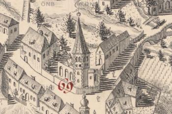 Plán Prahy z roku 1769 (J. D. Huber)