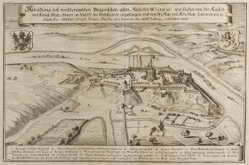 Návrh na přestavbu vyšehradské pevnosti z roku 1653 (Josef Priami)