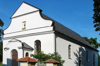Kostel církve českobratrské evangelické ve Sloupnici v okrese Svitavy. (© Pavel Vítek 09/2023)
