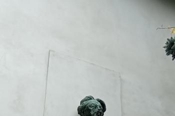 Pamětní deska s bustou Františka Ondříčka (Brandýs nad Orlicí) (© Boris Jelínek 10/2023)