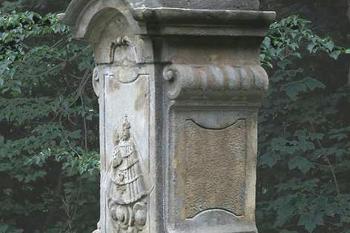 Sousoší Nejsvětější Trojice v Oldřichově, místní části Ústí nad Orlicí. (© Pavel Vítek  09/2023)
