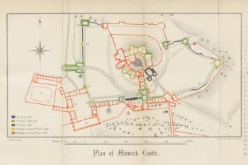  (© https://upload.wikimedia.org/wikipedia/commons/3/3e/133_of_%27A_Guide_to_Alnwick_Castle_..._With_illustrations_by_P._H._Delamotte%2C_etc%27_%2811069778204%29.jpg)