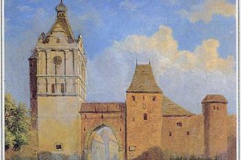 Mostecká - Labská brána (9) ( © NYMBURK - Kniha dobových pohlednic (zapůjčil MÚ Nymburk))