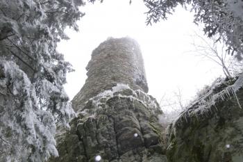 zříceniny hradu Koberštejn (© Vlastislav Mareček, 11/2016)