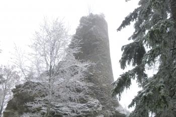zříceniny hradu Koberštejn (© Vlastislav Mareček, 11/2016)