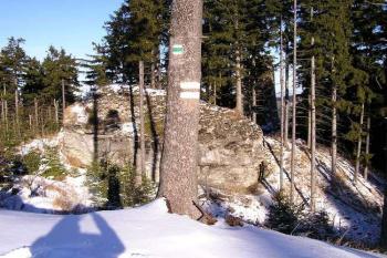 Hrad Koberštejn od jihu (© Jan P. Štěpánek, 12/2006)