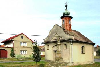Kaple sv. Floriána ve Vlachově, místní části Lukavice u Zábřeha. (© Pavel Vítek 09/2023)