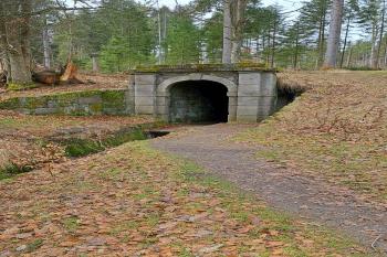 dolní portál tunelu Schwarzenberského plavebního kanálu (© Zdeněk Peltan  03/2024)