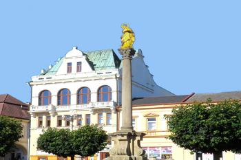 Socha Panny Marie v Ústí nad Orlicí. (© Pavel Vítek 09/2023)