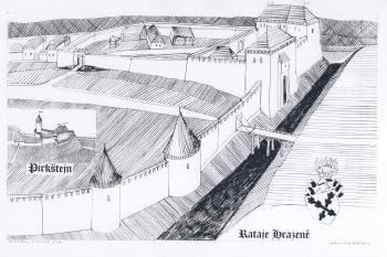 Horní hrad v Ratajích nad Sázavou (© jan heřman, 02/2012)