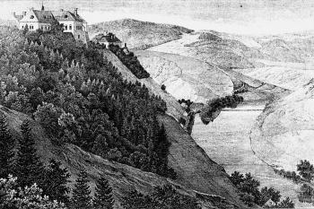 Rataje na rytině z roku 1841 (© jan heřman, 02/2012)