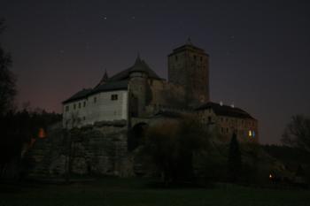 Noční pohled z Plakánku (© Jaroslav Bušta, 04/2009)