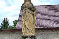 socha Neposkvrněného srdce Panny Marie