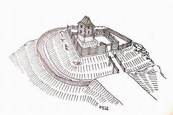 možná podoba sídla (© Ondřej Štěpánek 03/2006)