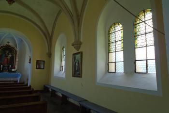 interiér kostelíka Panny Marie Sněžné (© Jaroslav Špiroch  06/2024)
