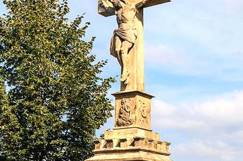 K říž v obci Borová, místní části Českých Heřmanic v okrese Ústí nad Orlicí. (© Pavel Vítek 09/2023)