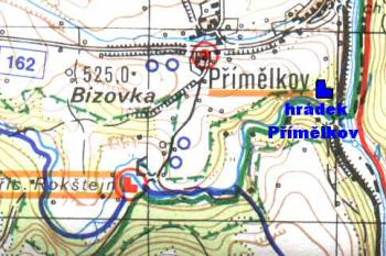 lokalizace v mapě KČT (2003 © KČT & Pavel Zany Komárek)