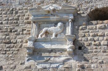 Okřídlený lev sv. Marka s otevřenou knihou. (© Luděk Vláčil  07/2024)