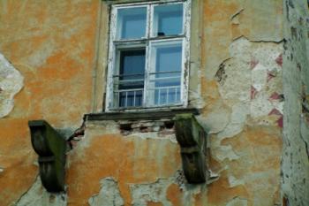 zbytky maleb pod omítkou (© Daniela Fantová, 11/2007)