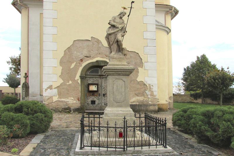 socha sv. Jana Křtitele socha sv. Jana Křtitele