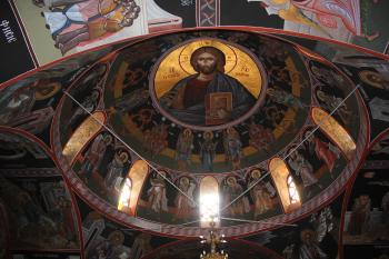 kopule s výjevem Ježíše Krista (© Luděk Vláčil  07/2024)