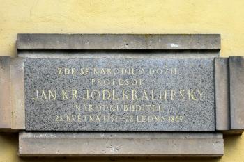 Rodný dům Jana Křestitele Jodla Kralupského v Kralupech nad Vltavou. (© Pavel Vítek  05/2024)