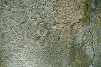 datace na podstavci kříže (© Jaroslav Špiroch  05/2024)
