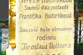 Sousoší Nejsvětější Trojice s Pannou Marií v České Třebové. (© Pavel Vítek  09/2024)