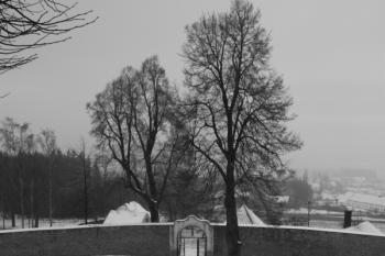 Pohled od klášterního kostela na obec ( © Ivan Grisa 12/2009)