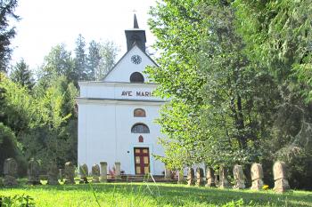 Poutní kaple Panny Marie v České Třebové. (© Pavel Vítek 10/2024)