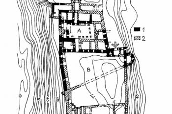 půdorys hradu (© Aluve, Kalvi. Eesti keskaegsed linnused. Valgus, Tallinn 1993)