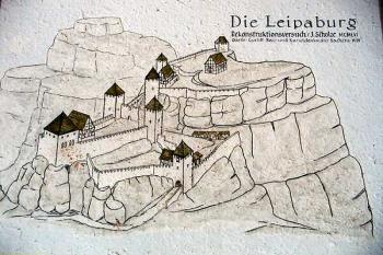 rekostrukce hradu pánů z Lipé ( © Pavel Zany Komárek 14/10/2001)