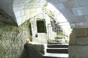 Oybin - interiér zřícenin hradu (© Pavel Jarý, 18.05.2008)