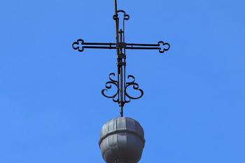 Zvonice v obci Radhošť v okrese Ústí nad Orlicí. (© Pavel Vítek  09/2024)