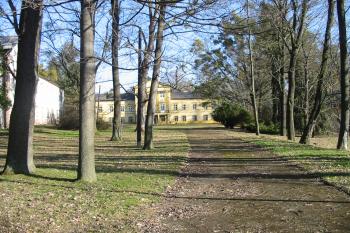 příjezd k zámku (© D Dohňanský, 03/2015)