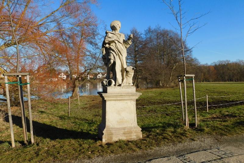 socha sv. Vendelína socha sv. Vendelína