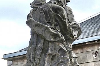 Sousoší Loučení Krista s Pannou Marií v Českém Dubu. (© Pavel Vítek  09/2024)