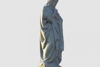 Mariánský sloup mezi obcemi Brocno a Chcebuz, místními části města Štětí. (© Pavel Vítek 09/2024)