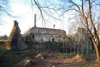 pohled na východní frontu tvrze  ( © Jan P. Štěpánek 12/2008)