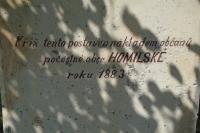 kříž se zvoničkou