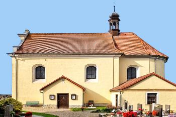 Kostel sv. Vavřince v Řepníkách. (© Pavel Vítek 09/2024)