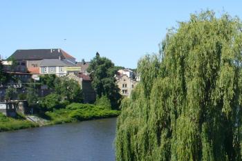 Kolínský zámek z nového mostu (© Pavel Jarý, 13.06.2009)