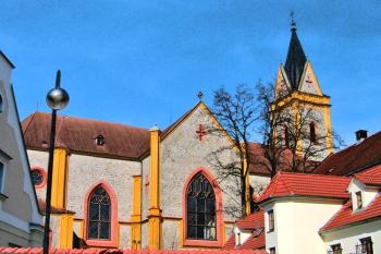 Kostel sv. Jana Nepomuckého v Hluboké nad Vltavou ( © Pavel Vítek 03/2008)