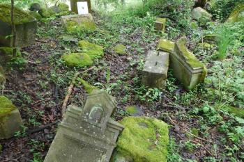 pozůstatky hřbitova kolem zaniklého kostela (© Milan Caha  05/2025)