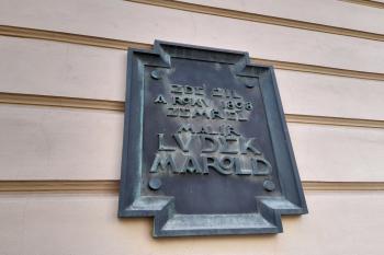 pamětní desla Luďka Marolda (© Milan Caha  06/2025)