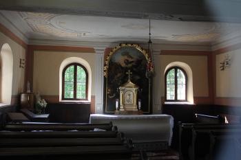 interiér kaple Navštívení Panny Marie (© Luděk Vláčil  07/2025)