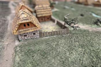 Detail modelu domu vesnice Pfaffenschlag (© Jiří Čížek  08/2023)