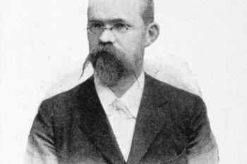 František Schlaffer (1855 - 1924) (Anonymous photograph – Zlatá Praha, year 1894-5, issue 40, page 473)