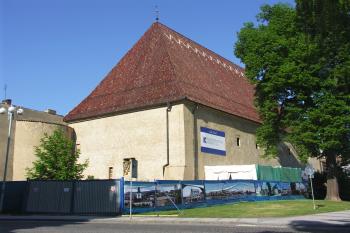 Probíhající sanační práce v hradním paláci (© Karel Husák, 05/2009)