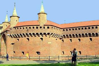 Městské opevnění v polském Krakově (© Pavel Vítek 09/2011)